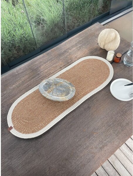 Jutový běhoun na stůl 35x100 cm Wicker – Mila Home Luxury