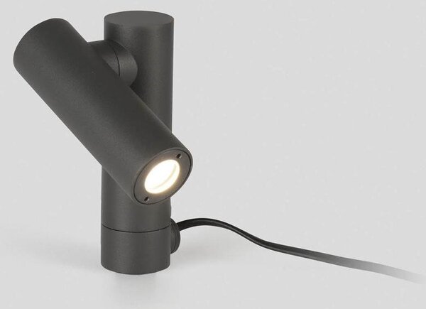 SPY 145 lampa se zápichem, tmavá šedá - FARO