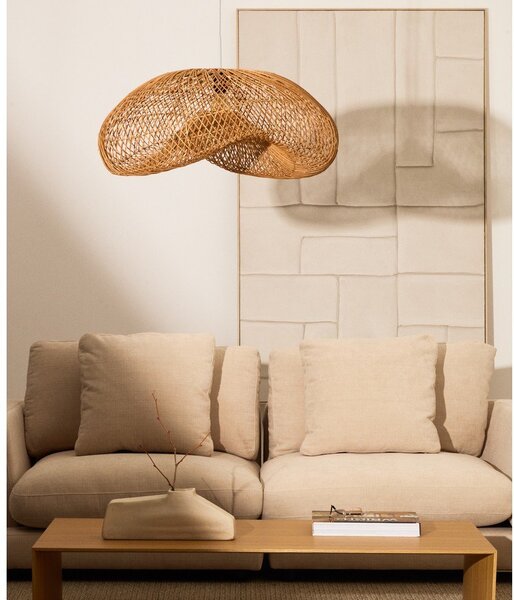 Ratanové stínidlo v přírodní barvě 58x85 cm Isora – Kave Home