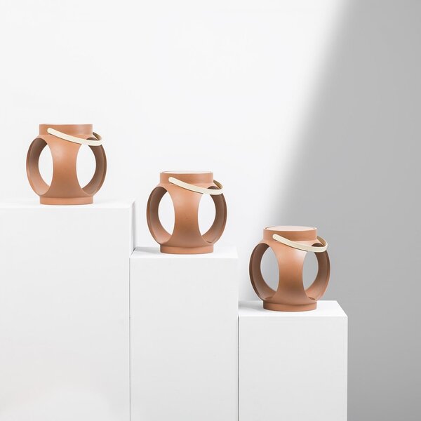 CANDELA přenosná nabíjecí lampa, terakota - FARO