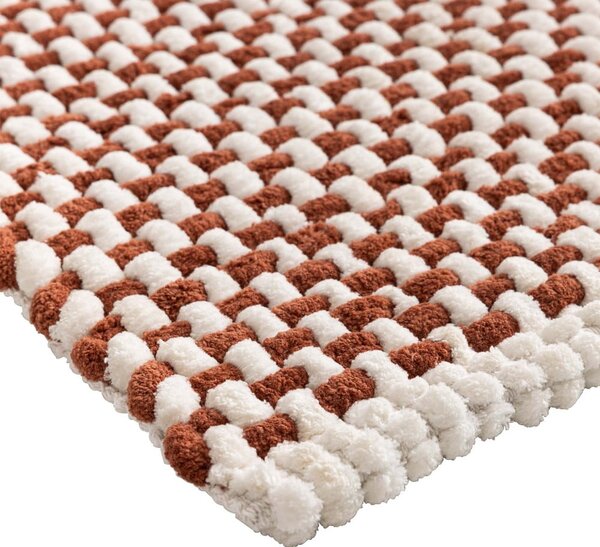 Koupelnová předložka v terakotové barvě 50x80 cm Rafael – douceur d'intérieur