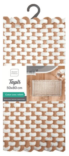 Koupelnová předložka v terakotové barvě 50x80 cm Rafael – douceur d'intérieur