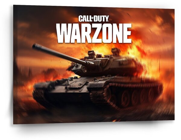 Sablio Obraz Call of Duty Warzone - tank - 90x60 cm