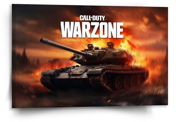 Sablio Obraz Call of Duty Warzone - tank - 120x80 cm