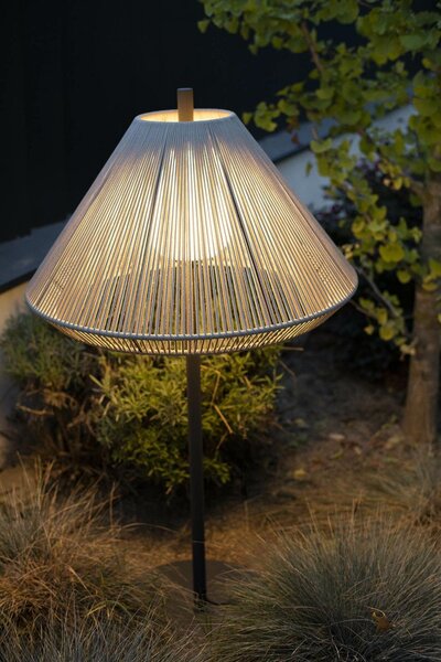 SAIGON OUT C70 lampa se zápichem, šedá/béžová 1M - FARO