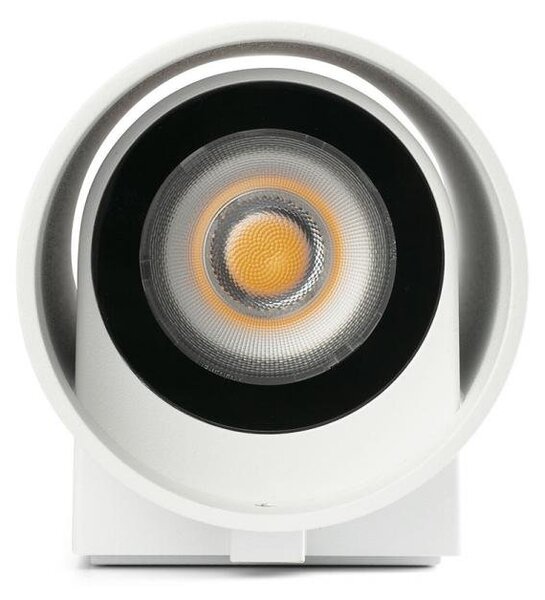 KOV 2L nástěnné svítidlo kulaté, bílá 2700K 14°/14° - FARO