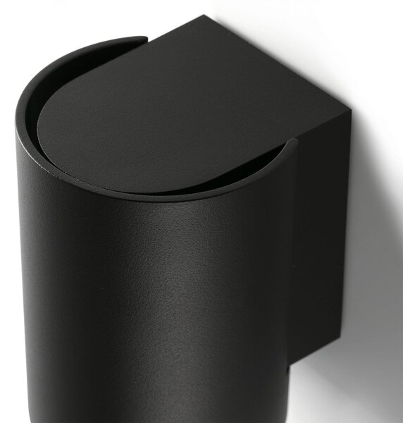 FARO KOV 1L nástěnné svítidlo kulaté, černá 2700K 14° - FARO, IP65