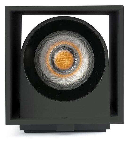 KOV 2L nástěnné svítidlo hranaté, černá 2700K 14°/14° - FARO
