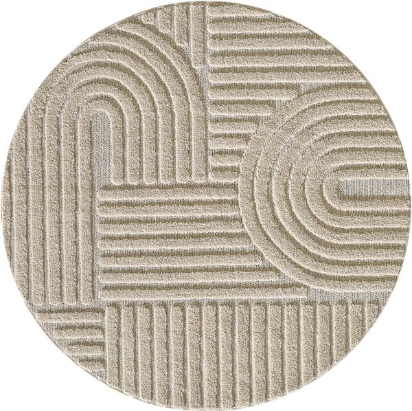 Béžový kulatý koberec ø 120 cm Art – Ayyildiz Carpets