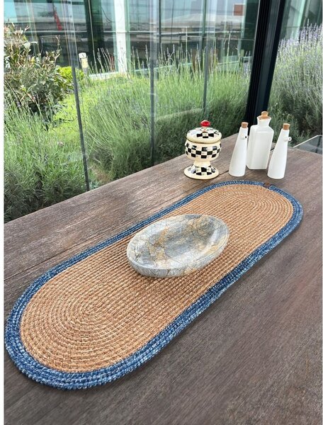 Jutový běhoun na stůl 35x100 cm Wicker – Mila Home Luxury