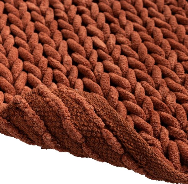 Koupelnová předložka v terakotové barvě 50x80 cm Ariel – douceur d'intérieur