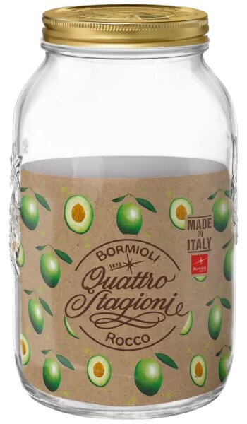 Zavařovací sklenice Bormioli Rocco Quattro Stagioni 3,8 l (2 ks)