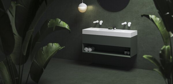 Ravak Lite umyvadlo 80x45 cm obdélníkový nábytkový bílá lesk XJXL1380001
