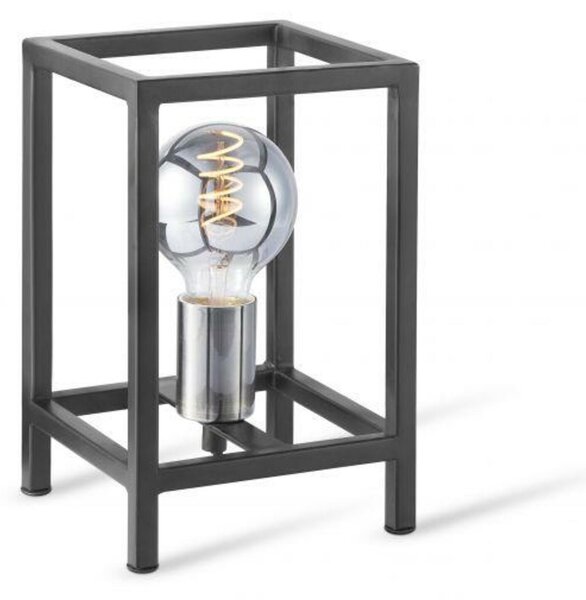 LEUCHTEN DIREKT is JUST LIGHT Stolní lampa v černé v moderním retro stylu LD 15812-18