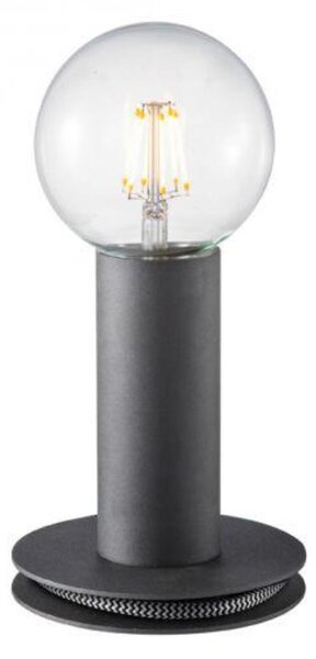 LEUCHTEN DIREKT is JUST LIGHT Stolní lampa v černé barvě v industriálním stylu pro E27 žárovku LD 14770-18