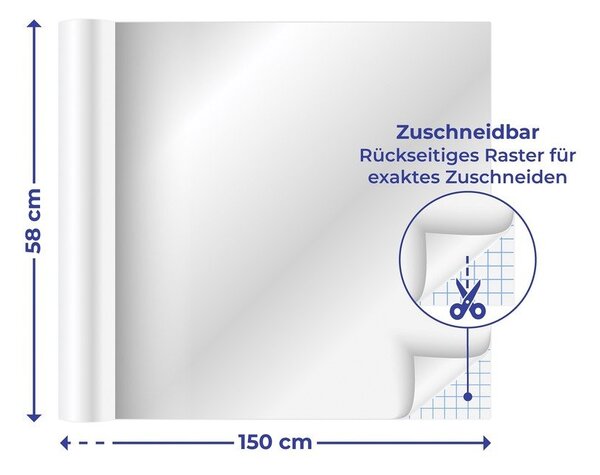 Zrcadlová samolepka 58x150 cm – Wenko