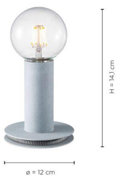 LEUCHTEN DIREKT is JUST LIGHT Stolní lampa v ocelovém designu v industriálním stylu pro E27 žárovku LD 14770-22