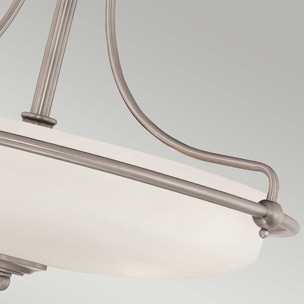 Elstead Lighting Griffin stropní světlo 3x60 W nikl QZ-GRIFFIN-SFS-AN