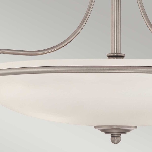 Elstead Lighting Griffin stropní světlo 3x60 W nikl QZ-GRIFFIN-SFS-AN