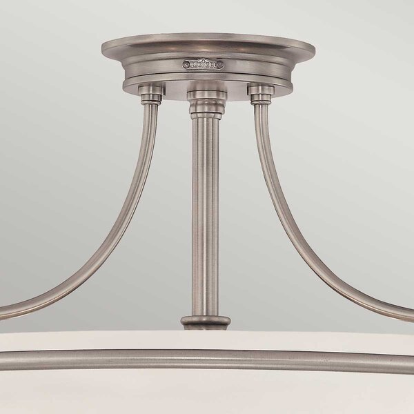 Elstead Lighting Griffin stropní světlo 4x60 W nikl QZ-GRIFFIN-SFM-AN