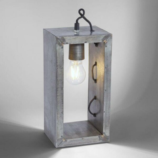 LEUCHTEN DIREKT is JUST LIGHT Stolní lampa v industriálním stylu v železném provedení s paticí E27 LD 11505-77