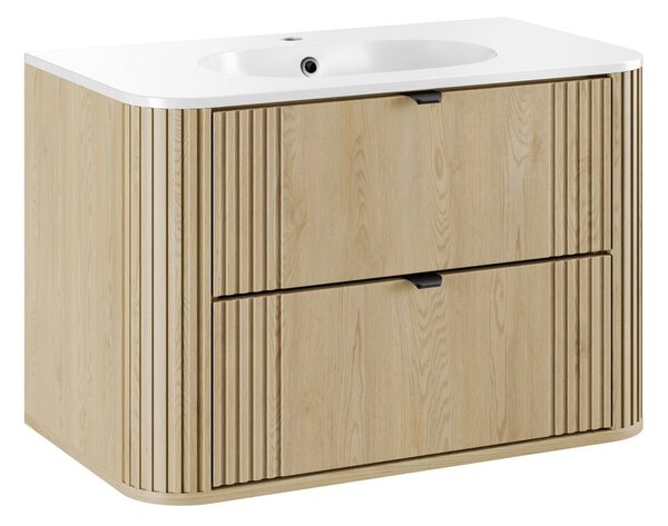 Sada skříňka Comad Ovalia Cremona OVALIA CREMONA 82-80-46-2S, umyvadlo Comad Pure PURE WHITE GLOSS UM 80-46