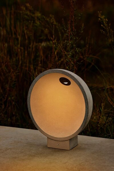 GAIA stojací lampa, šedá - FARO