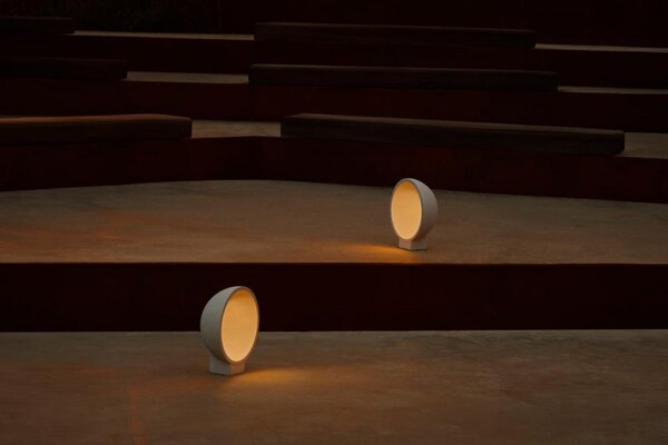 GAIA stojací lampa, šedá - FARO