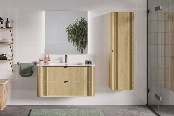 Sada skříňka Comad Ovalia Cremona OVALIA CREMONA 82-80-46-2S, umyvadlo Comad Pure PURE WHITE GLOSS UM 80-46