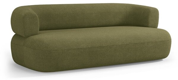 Zelená pohovka z textilie bouclé 178 cm Jenny – Micadoni