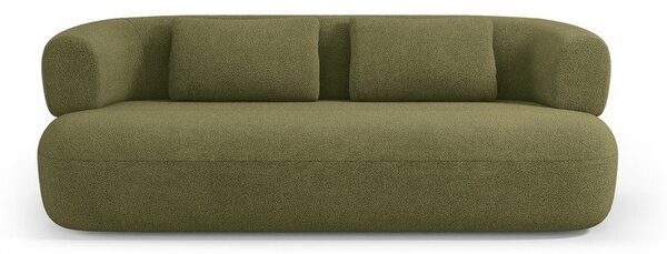 Zelená pohovka z textilie bouclé 178 cm Jenny – Micadoni