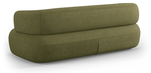 Zelená pohovka z textilie bouclé 178 cm Jenny – Micadoni