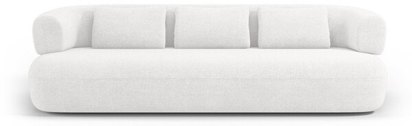 Slonovinová pohovka z textilie bouclé 226 cm Jenny – Micadoni