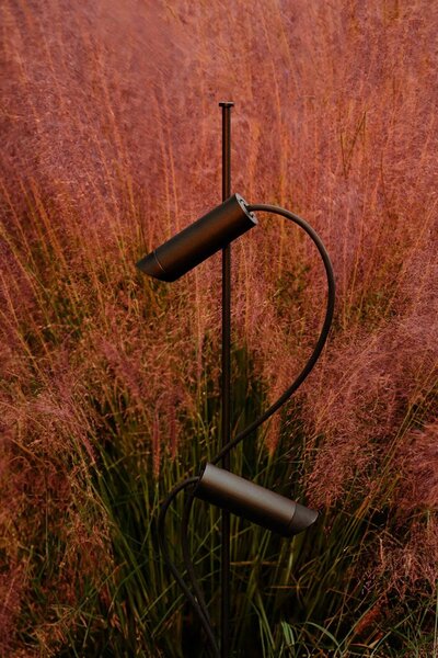 CLAP 1266 stojací lampa, černá 2x6W 3000K 38st. - FARO