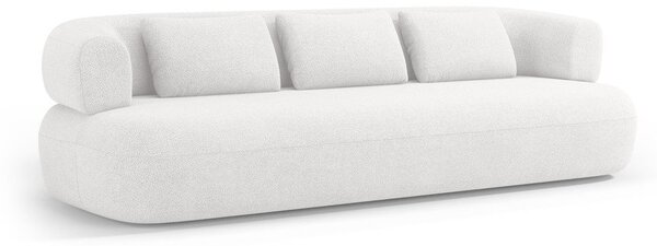 Slonovinová pohovka z textilie bouclé 226 cm Jenny – Micadoni