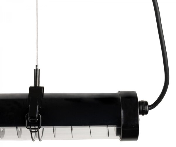 SCUBA LOUVER 1200 závěsné svítidlo, černá 36W - FARO