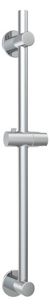 Sprchová tyč bez vrtání z nerezové oceli v leskle stříbrné barvě s posuvným držákem 70 cm – Wenko