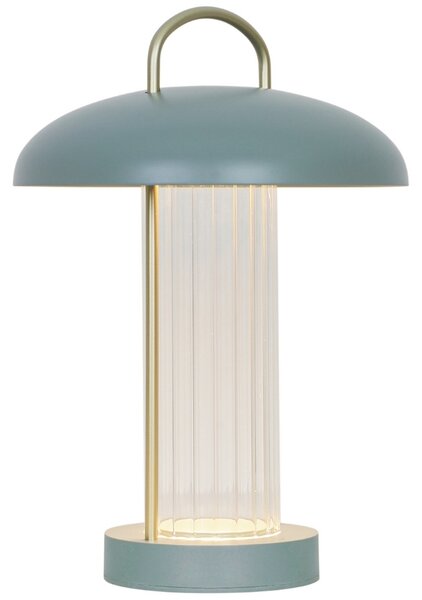 Nordlux Zelená kovová stolní LED lampa Mirano