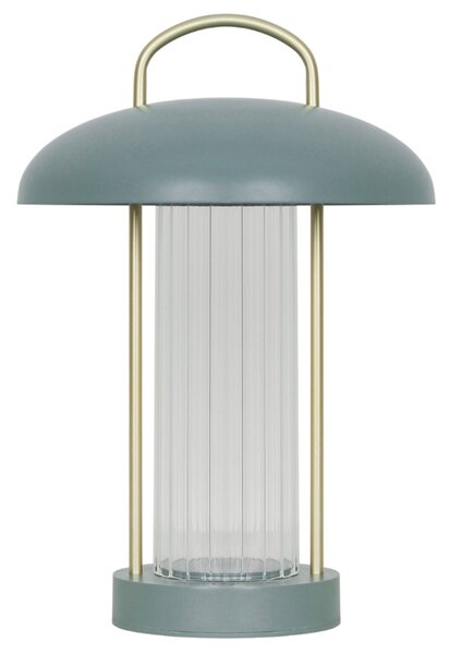 Nordlux Zelená kovová stolní LED lampa Mirano