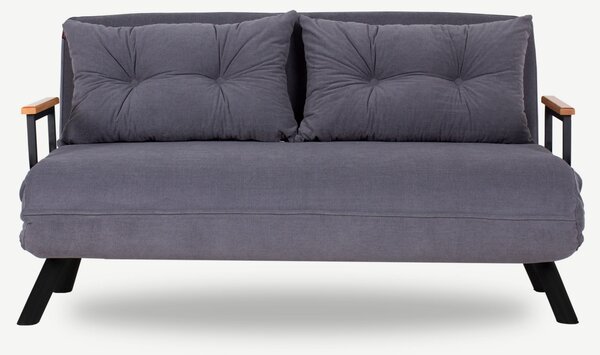 Pohovka futon Sandy (šedá)