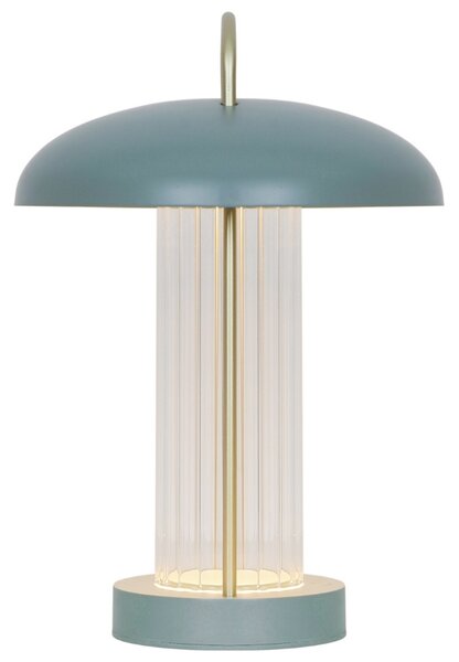 Nordlux Zelená kovová stolní LED lampa Mirano