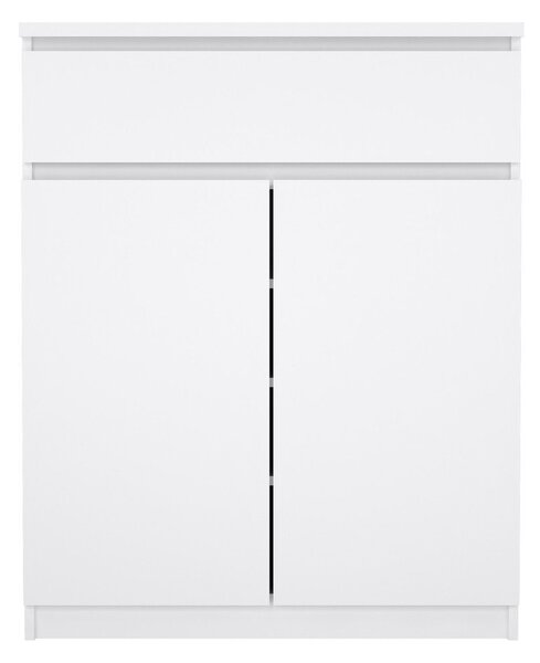 Bílá komoda 80x100x40 cm Naia – Tvilum