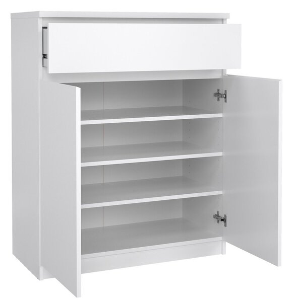 Bílá komoda 80x100x40 cm Naia – Tvilum