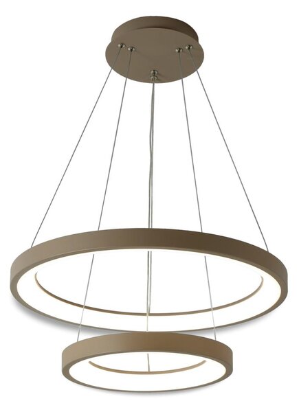 BRILAGI - LED Stm lustr na lanku FALCON SLIM LED/68W/230V pr. 50 cm béžová + DO