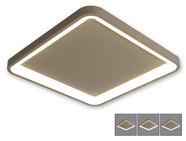 BRILAGI - LED Stm stropní svítidlo FALCON SLIM LED/50W/230V 50x50 cm béžová + DO