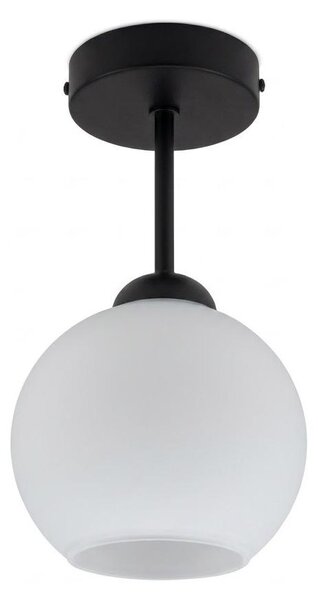 BRILAGI - LED Přisazený lustr RETRO GLASS 1xE27/60W/230V pr. 15 cm černá/bílá