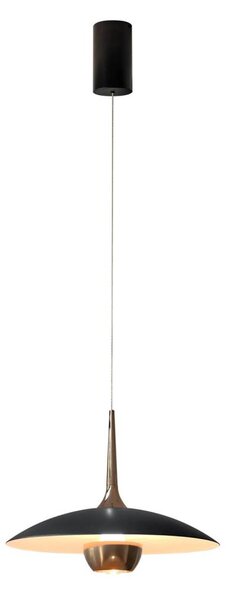 MAXLIGHT P0676 - LED Lustr na lanku MANUKA LED/12W/230V pr. 28 cm zlatá/černá