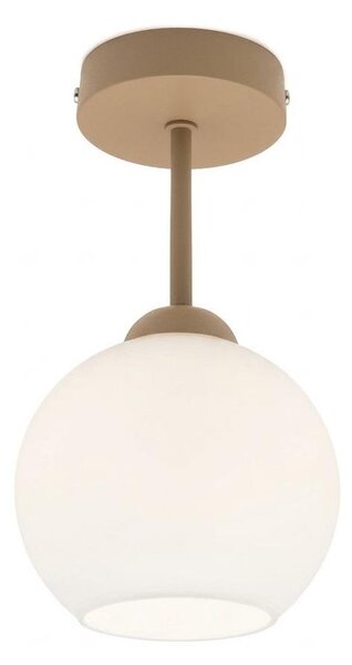 BRILAGI - LED Přisazený lustr RETRO GLASS 1xE27/60W/230V pr. 15 cm béžová/bílá