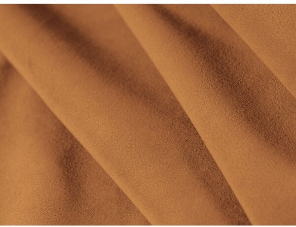 Oranžová čalouněná dvoulůžková postel s roštem 180x200 cm Aveline – Micadoni