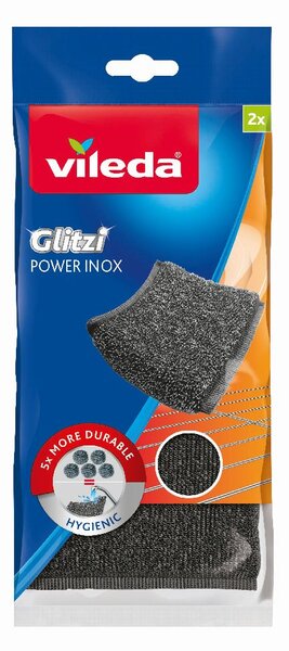 Vileda Glitzi Power Inox houbička na nádobí 141656